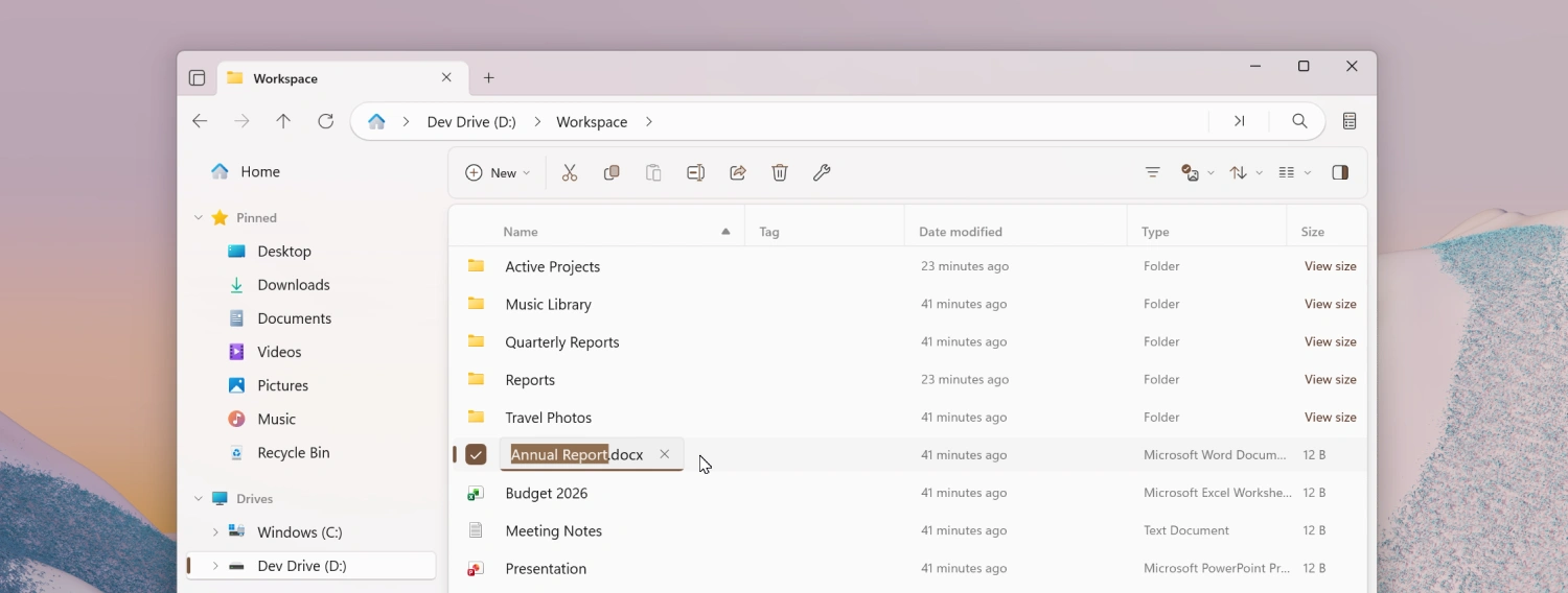 File extensions