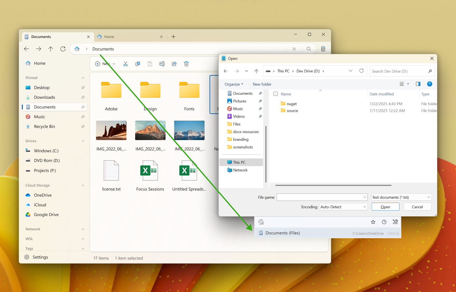 Listary Quick Switch feature